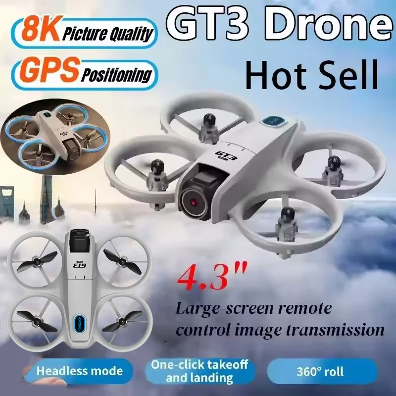 Drone Racing Camera - GT3 Drone 8K HD Dual Cameras