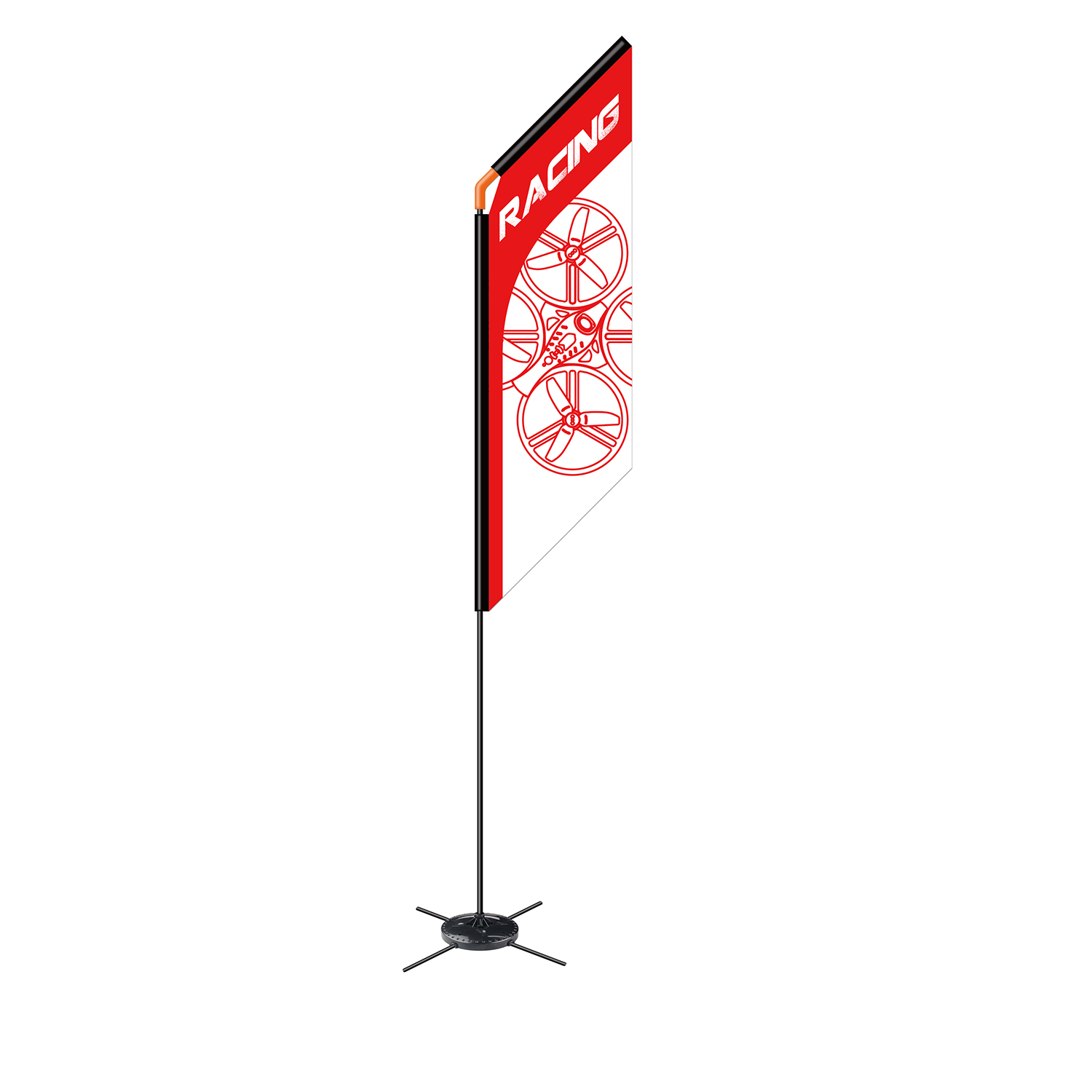 560mm FPV Racer Flag Drone Qua - Drone Racing Gate avis et prix