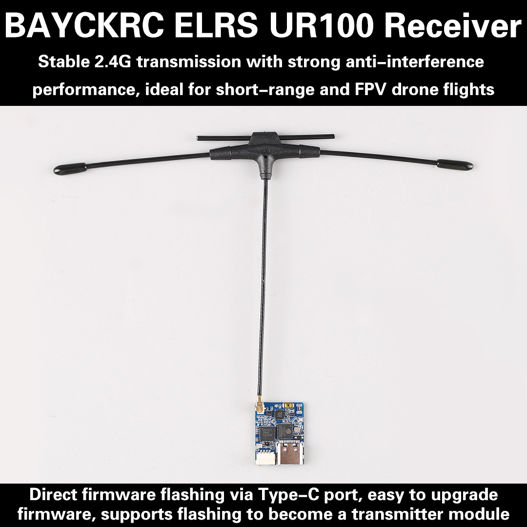 BAYCKRC UR100 ExpressLRS Dual  - Drone Racing Receiver avis et prix