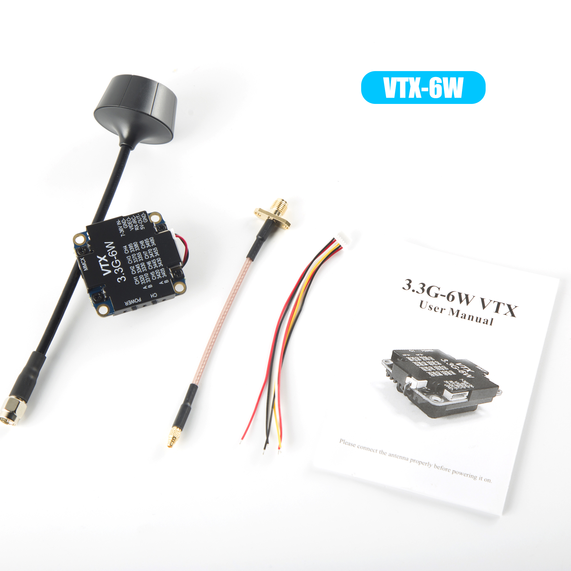 FPV Video Transmitter 3.3G 6W  - Drone Racing Vtx avis et prix